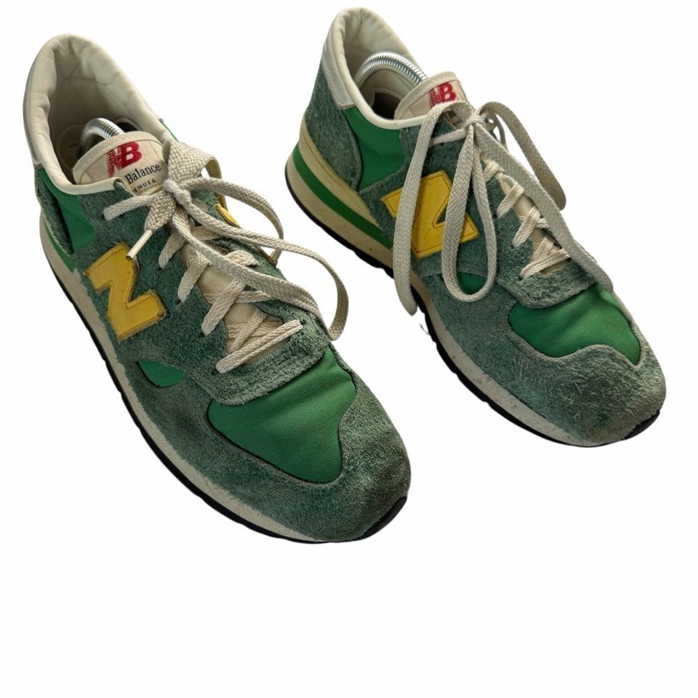 New Balance 990v1 Made in USA Men Size 10 M990GG1 Teddy Santis Green Gold - Picture 2 of 10